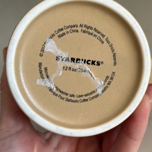 Starbucks Fall Ceramic Mug, used once - Picture 5 of 5